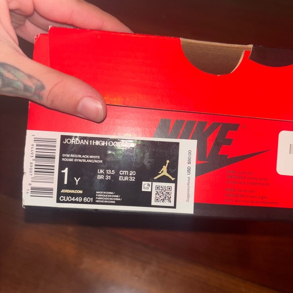 Boys Jordan High 1 OG - Picture 9 of 9